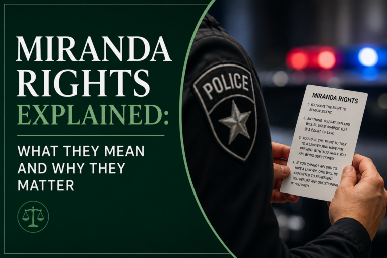 Miranda Rights Explained: What They Mean and Why They Matter